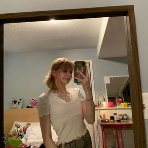 forever 21 lace crop